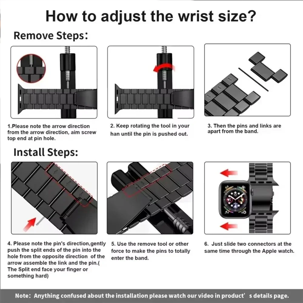 รูปสินค้า สายสแตนเลส Apple Watch รุ่น Premium สีเงิน