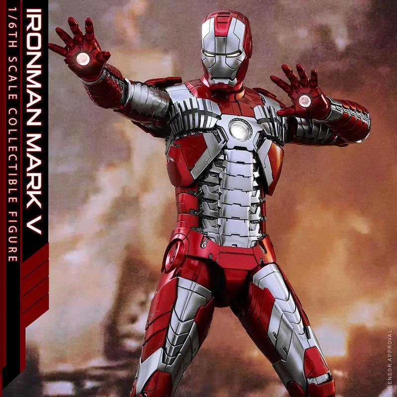 

Hottoys MMS400D18 1/6 IRON MAN MK V Action Figure Full Set Armor Model for Fans Collection