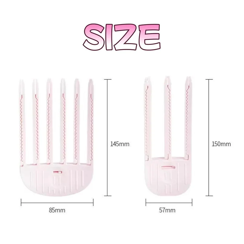 Hair Clips Hair Accessories 2pcs Heatless Hair Care Roots Fluffy Hairpin Curling Bangs Clips Hair Roots Volumizing Clips Women Curling Fixed Shape Clip