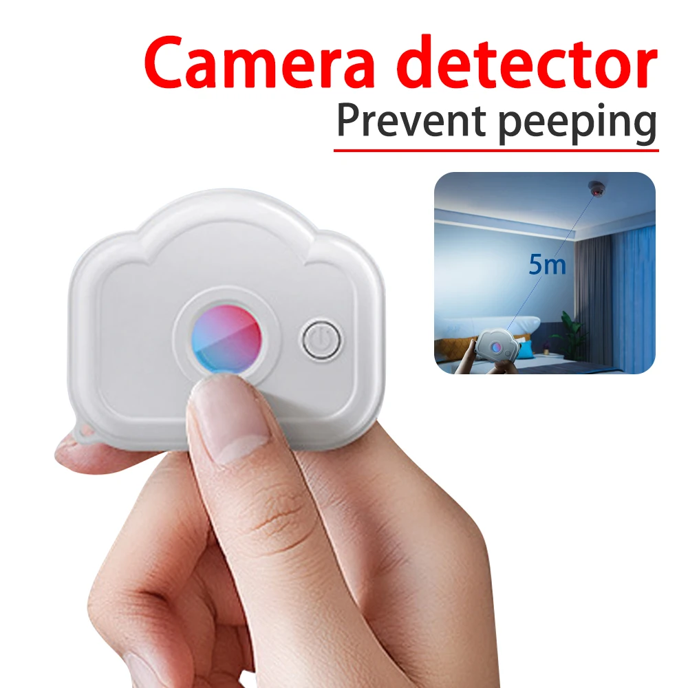 Anti-spy Hidden Camera Detector Portable Infrared Detection Security Protection for Hotel Locker Room Public Bathroom