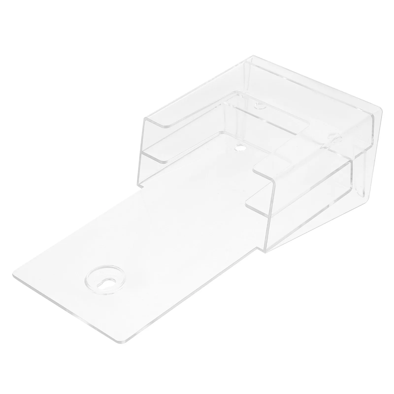 벽걸이형 아크릴 다층 브로셔 홀더 데스크탑 잡지 디스플레이 랙 사무실 학교 가정용 투명 문서 정리함