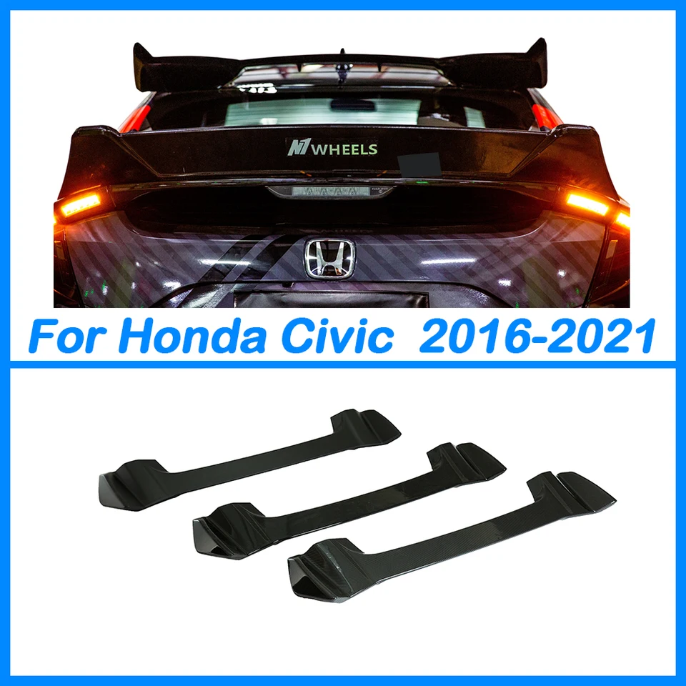 Spoiler Posteriore Per Honda Civic Type-R 2016-2021 | Ala In ABS - FK7