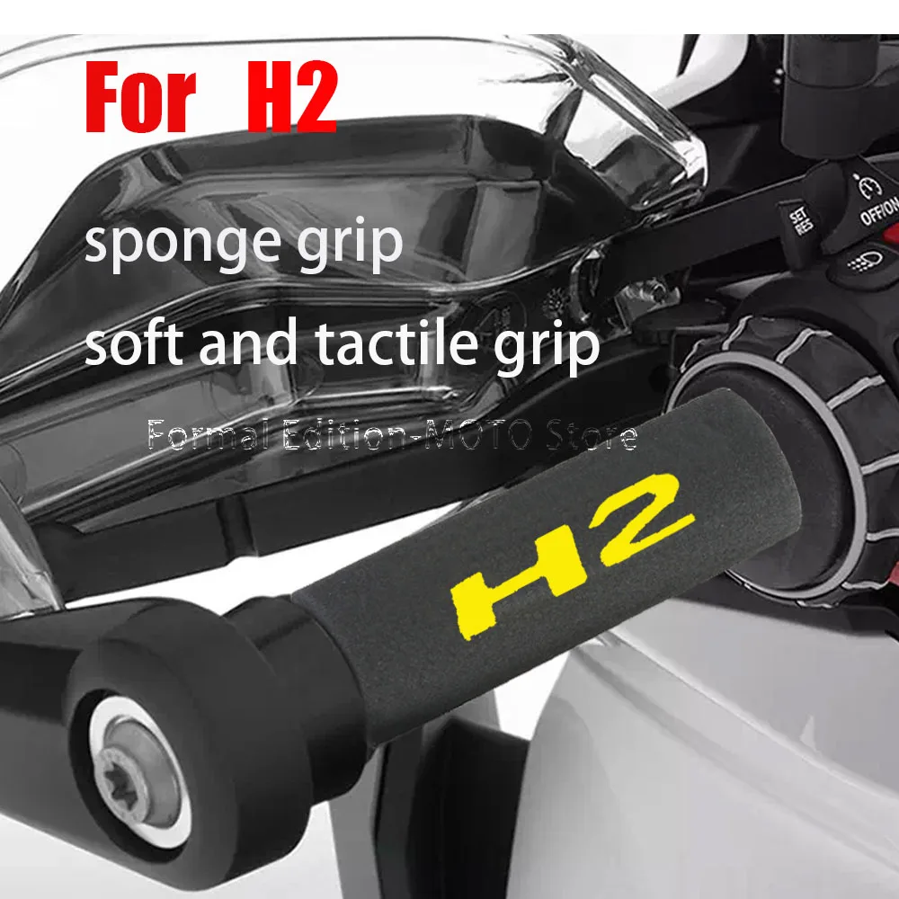 

For Kawasaki H2 Motorcycle Grip Cover Shockproof 27mm Motorcycle Sponge Grip for Kawasaki H2