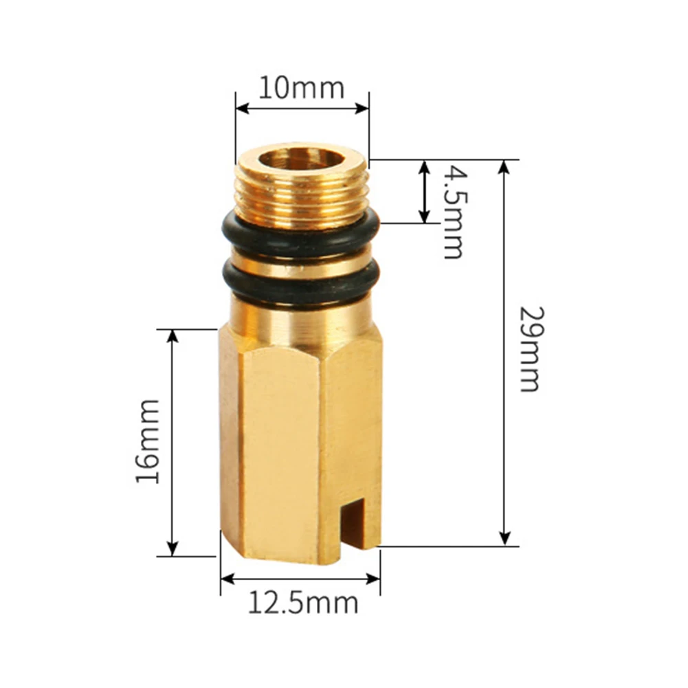 M10 Blanking Plug For Cold And Hot Faucet Brass Faucet Hole Inlet Converted Kitchen Fixture Flexible Pipe End Cap Kitchen