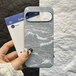 Kevlar Ocean Wave Texture Magnetic Case with MagSafe Charging Compatibility - Google Pixel 8 Pro (GRAY)