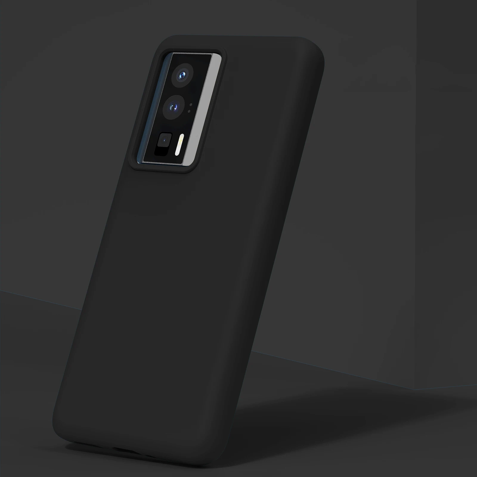 Shockproof Liquid Silicone Case with Slim Soft Skin Touch Protection and Retail Packaging