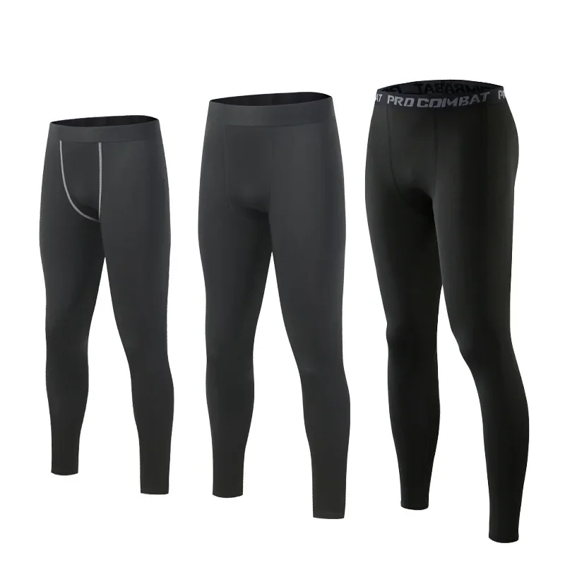 

Men's Tight Gym Compression Pants Quick Dry Fit Sportswear Running Tights Men Legging Fitness Training Sexy Sport Gym Leggings
