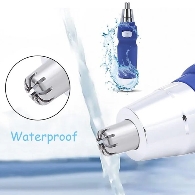 Portable Electric Ear Nose Trimmer Nose Hair Trimmer for Men Women Hair Removal Shaving Razor Eyebrow Trimmer Beard Shaver 3