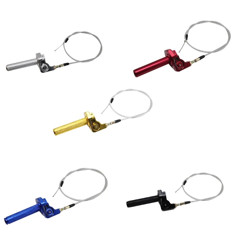 

High Performance Aluminium Alloy E-Bike Twist Throttle Grip Wire Throttle Line Cable for Dirt Bike