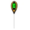 Soil PH Meter Tester Soil Tester PH Moisture meter Temperature Sunlight Intensity measurement Analysis Soil Acidity Test 4 in 1 2