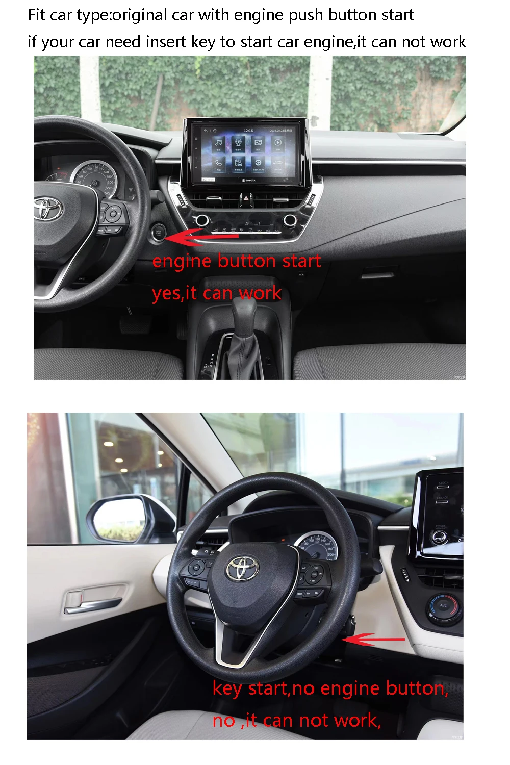 PKE Keyless Entry System New Toyota BZ4X Year 2022-2023 Original Remote Key With 2 Car Handle Comfort  Access Car Part