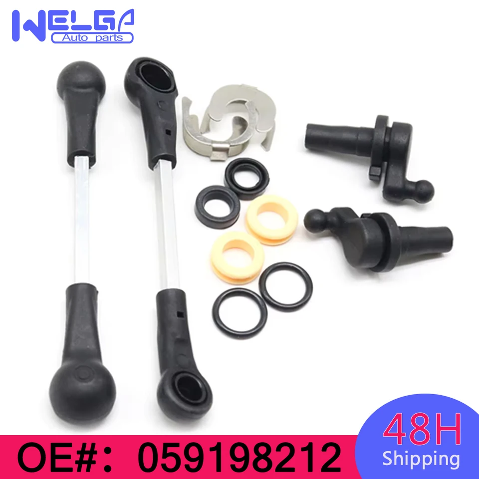Kit Riparazione Flap Di Turbolenza Collettore Aspirazione 05912971 - In Alluminio E Gomma - Adatto Per Audi E VW 2.7/3.0 TDi