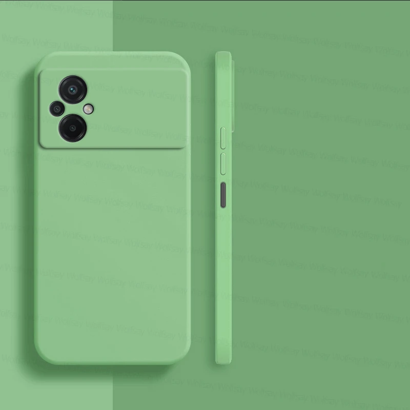Shockproof TPU Liquid Silicone Phone Back Case
