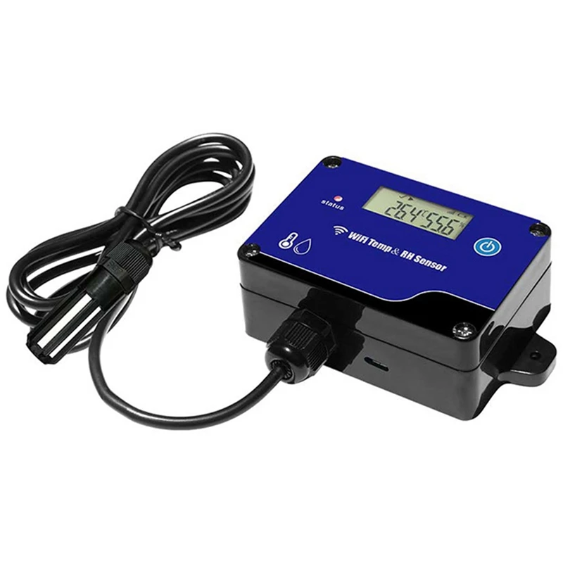 새로운 WiFi501B WiFi 온도 및 습도 센서 과도 감지 부저 알람 온실 창고용 WiFi 전송-A09I