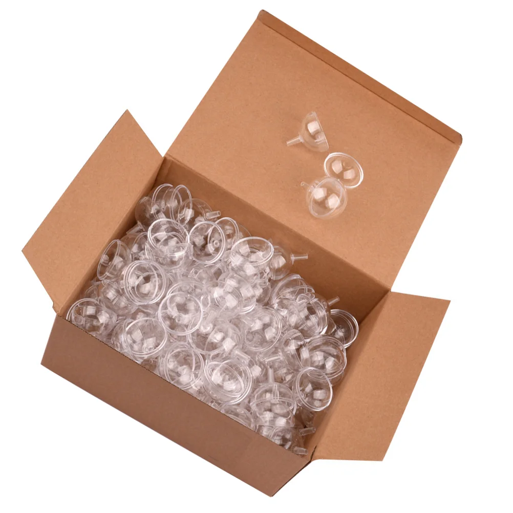 

25/50pcs Plastic Mini Clear Chocolate Box Truffle Holder Clear Candy Wrapper for Valentines Day Muffin Cake Gifts Boxes Supplies