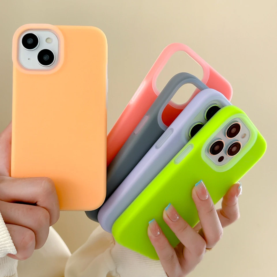 Luxury Liquid Silicone Stripe Silky Soft Bumper Case For iPhone 15 14 13 12  Pro Max Original Shockproof Candy Flocking Cover - AliExpress