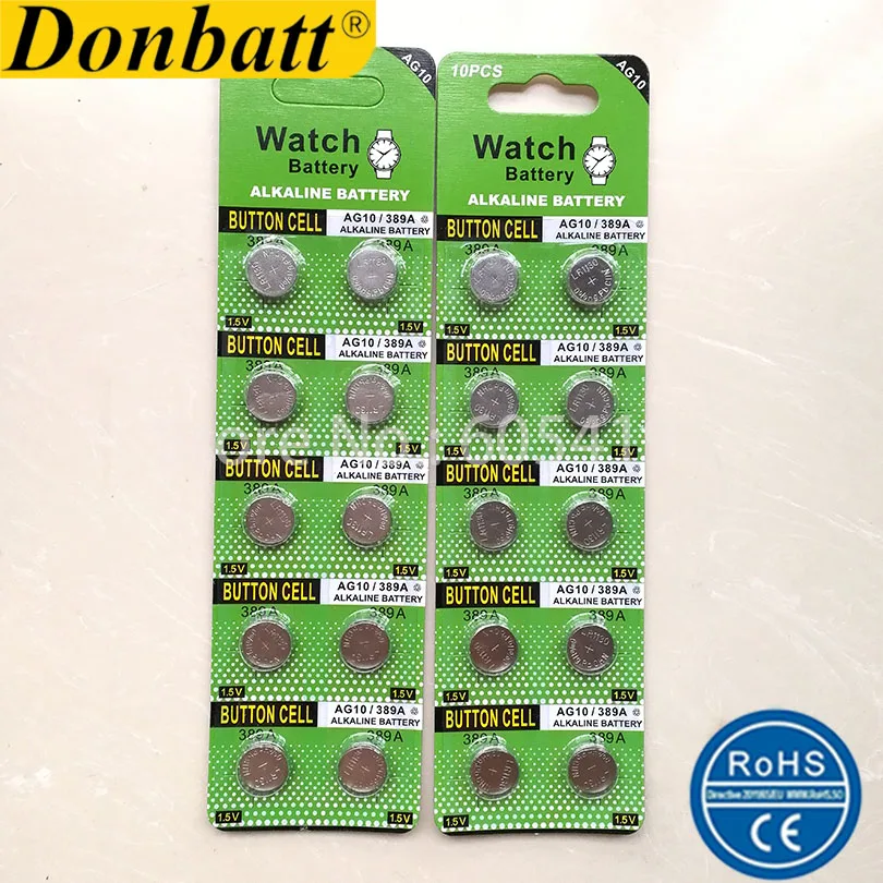 rek kalender schedel 500cards/lot, Lr1130 Ag10 189 L1131 389 V10ga 1.5v Alkaline Button Cell  Battery, 100% Fresh High Quality - Button Cell Batteries - AliExpress