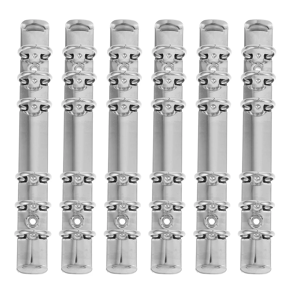 

6 шт., металлические кольца для книг