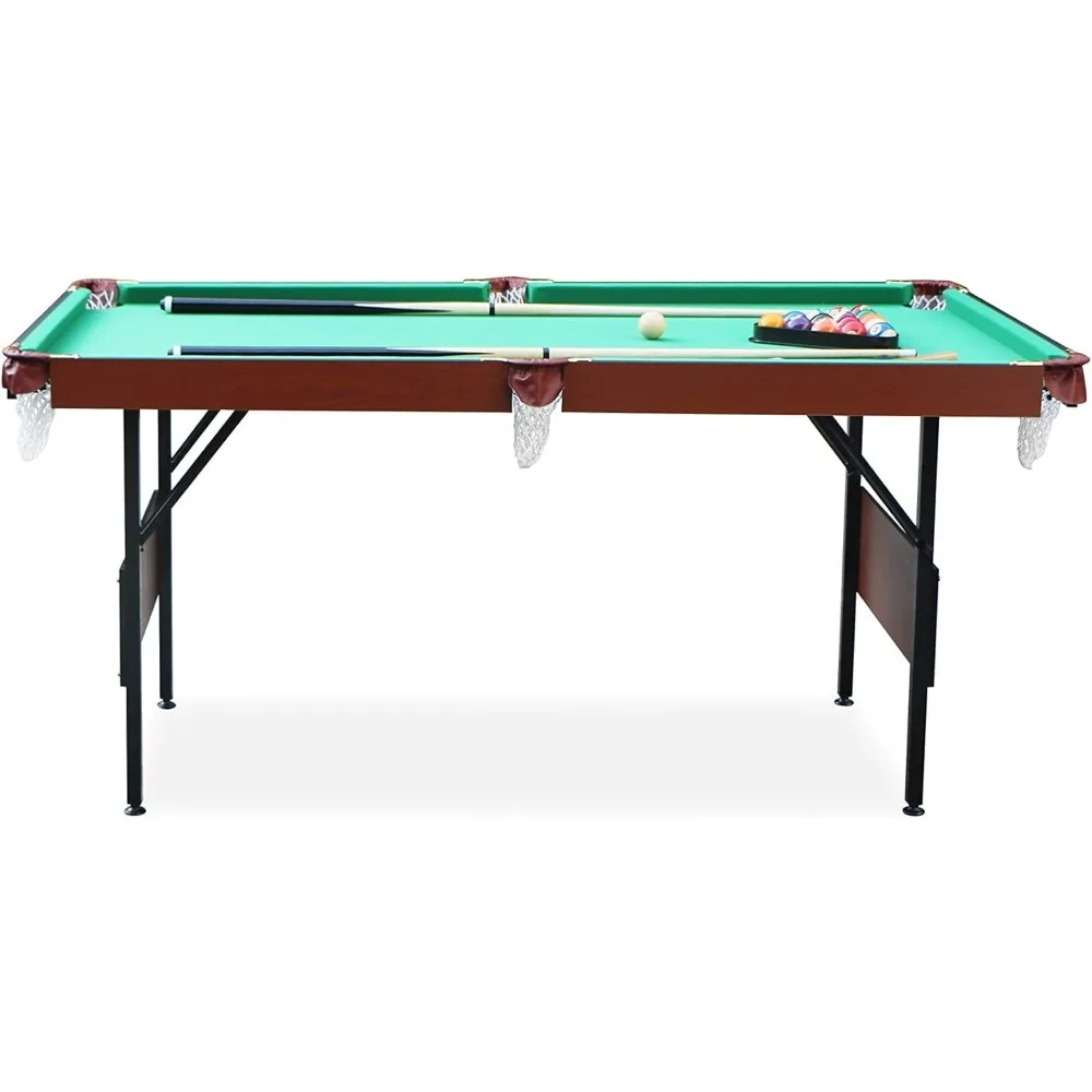 Crux 55-inch Folding Billiard/Pool Table-Portable and Space-Saving Entertainment!