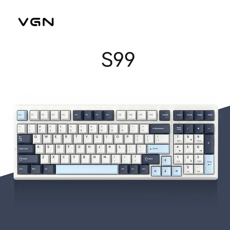 Vgn s99メカニカルゲーミングキーボード,Bluetooth,トライモード 
