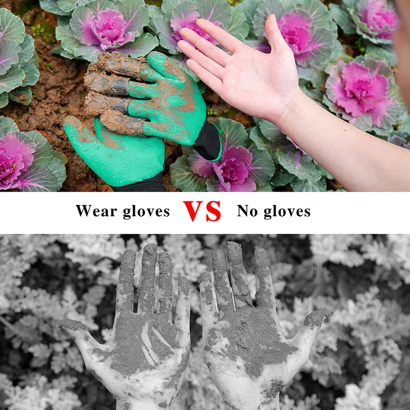 Digging Gloves, Gardening, Dipping, Labor , Claws, Vegetable Flower Planting And Grass garden gloves  plants  claw gloves 4