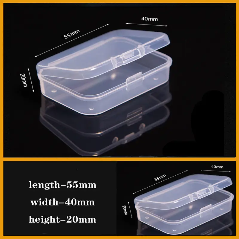 Transparent Plastic box Screw Compartment Box Jewelry Earring Display Case Container Clear Terminal Organizer Tool Storage boxes - Image 20