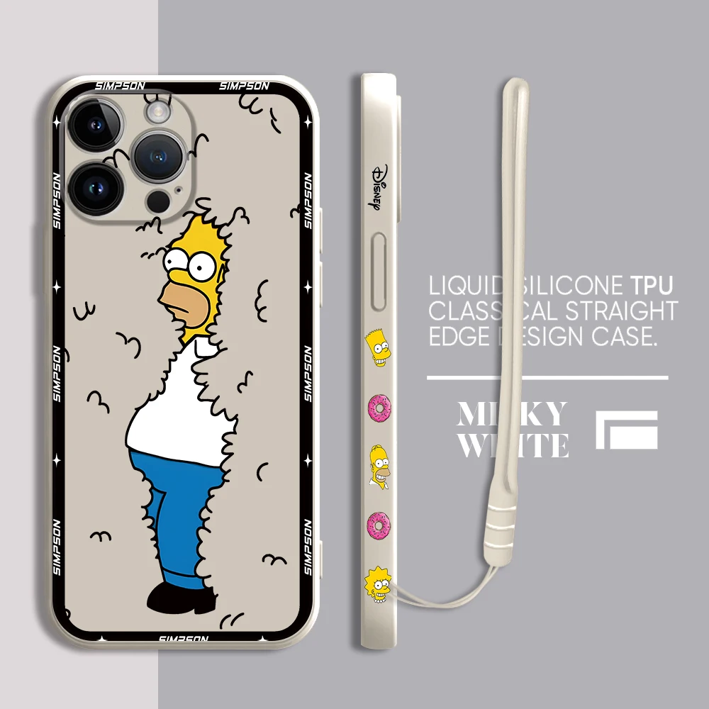 The Simpsons Soft Cover Cute Phone Case
