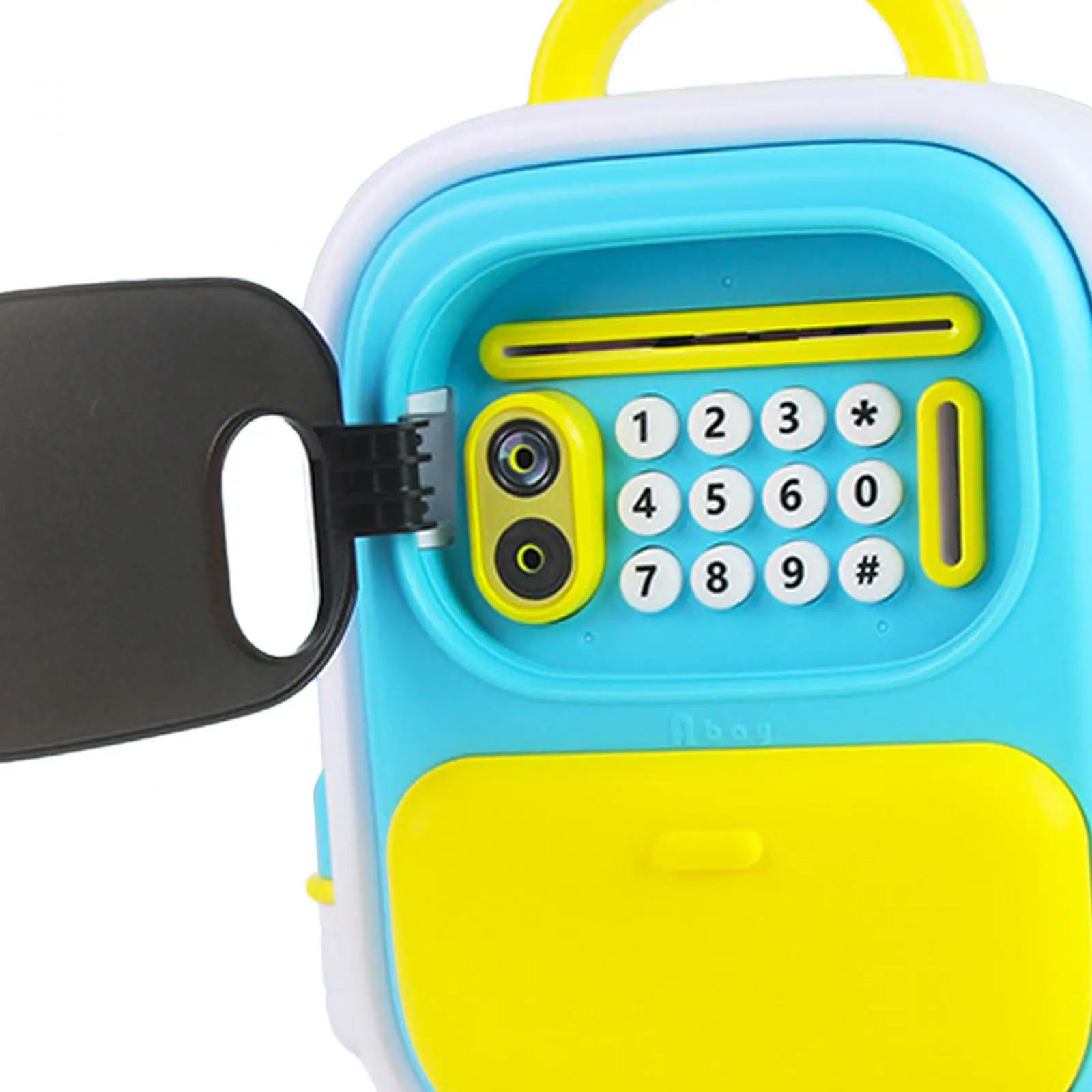 ATM Savings Bank Fingerprint and Password Money Saving Box for Kids Children