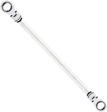 

Wrenches Hand Tools Flex-Head Double Box End Ratcheting Wrenches, Chrome Vanadium Steel Extra Long Design Metric