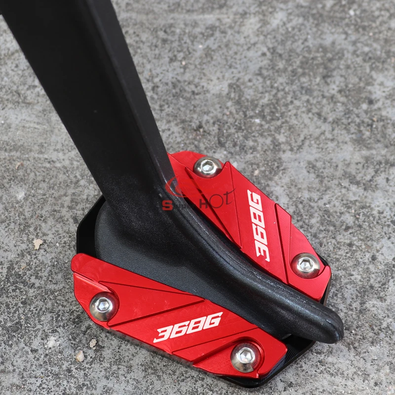 ZONTES Motorrad Seitenständer-Platte - CNC Aluminium Für 368G/K/E Modelle