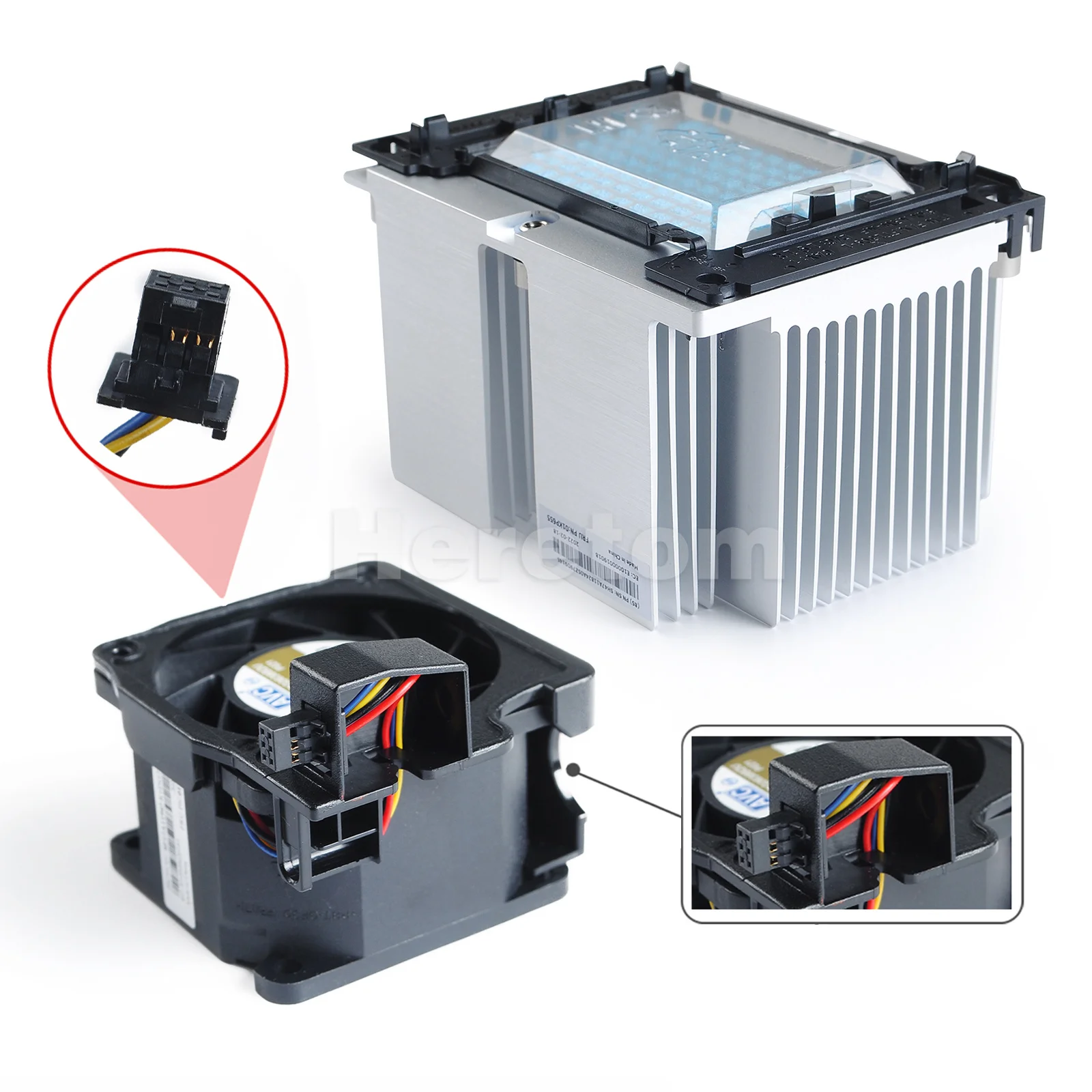 para Lenovo Thinksystem Sr590 Sr655 Servidor Dissipador de Calor 01kp655 com Ventilador 01kp062 Kit Térmico Novo