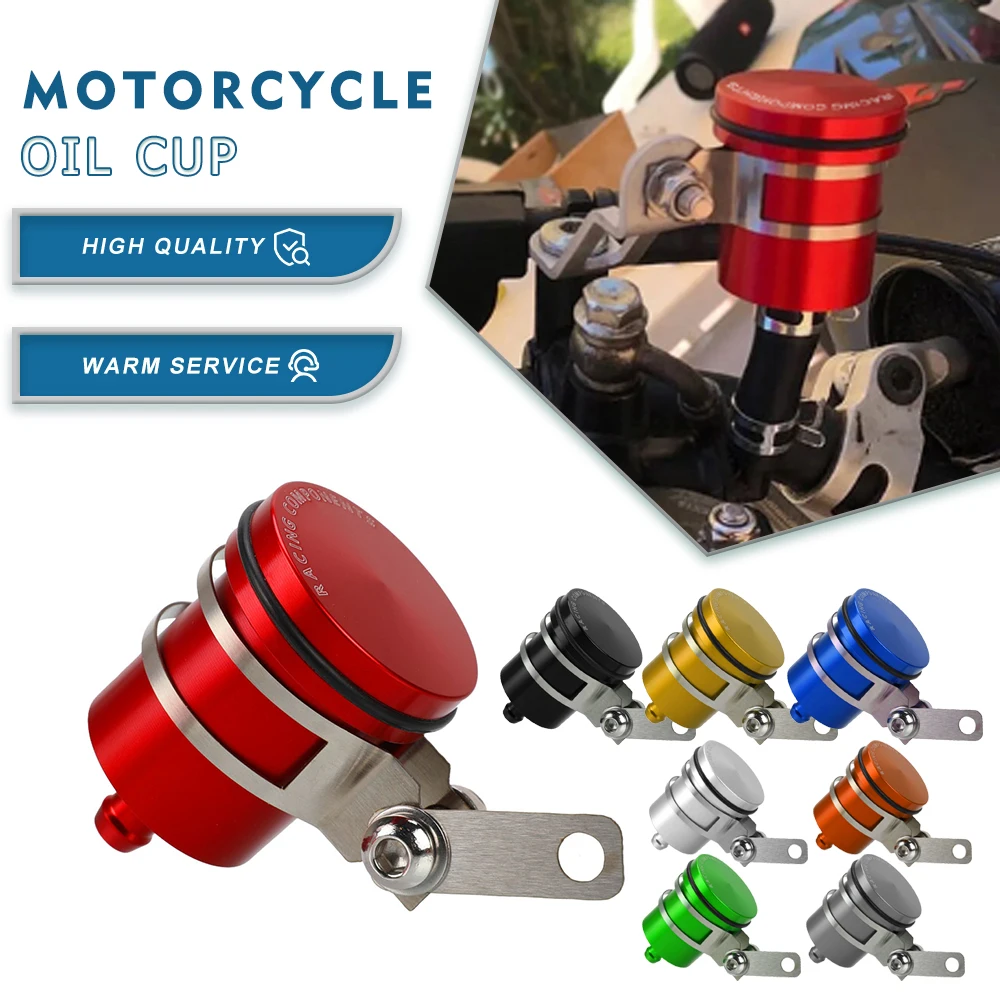 

Motorcycle For DUCATI 400 620 965 696 750 796 797 821 M900 MONSTER 800 Brake Fluid Reservoir Clutch Cylinder Tank Oil Fluid Cup