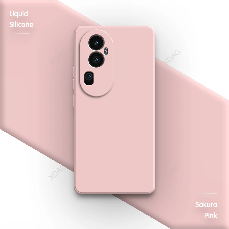 Premium Liquid Silicone Phone Case with Lens Protection - Classic Design