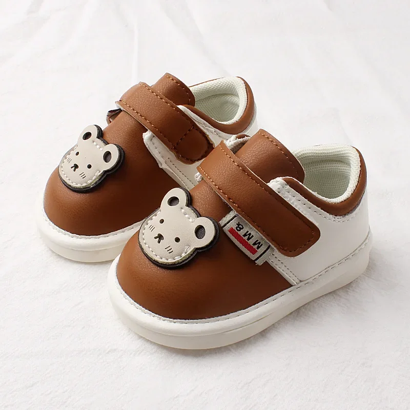 Baby Girls Boys Leather Shoes Newborn Soft Sole Walking Shoes