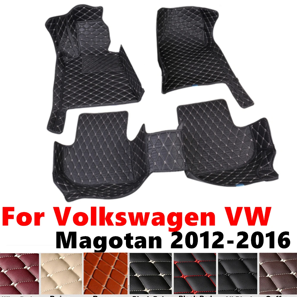 

Автомобильные коврики для Volkswagen VW Magotan 2016 2015-2012, подходят под заказ, передняя и задняя напольная подкладка, накладки на ножки, аксессуары для интерьера