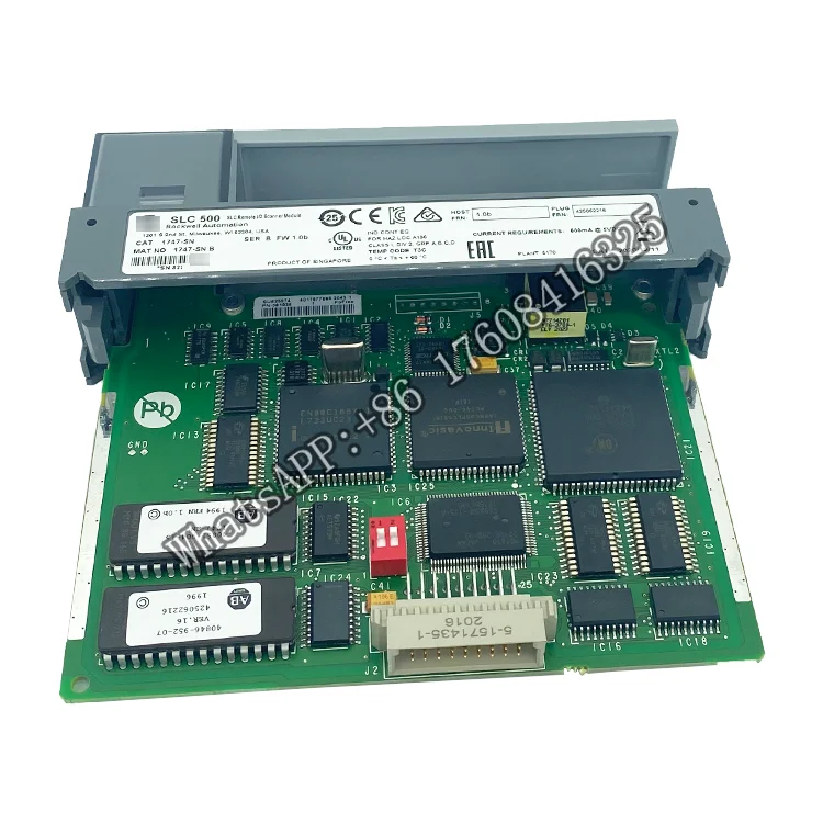 

100% Original AB SLC 500 PLC Remote I/O Scanner Module 1747-SN