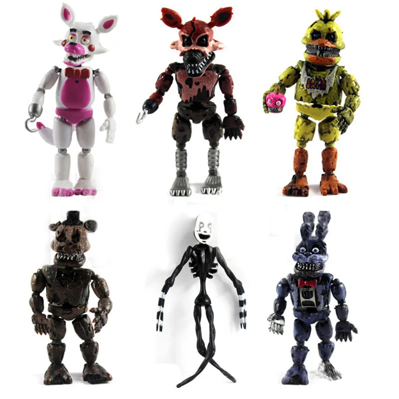 Fnaf 1 (Chica, Bonnie, Freddy, Foxy) versão anime