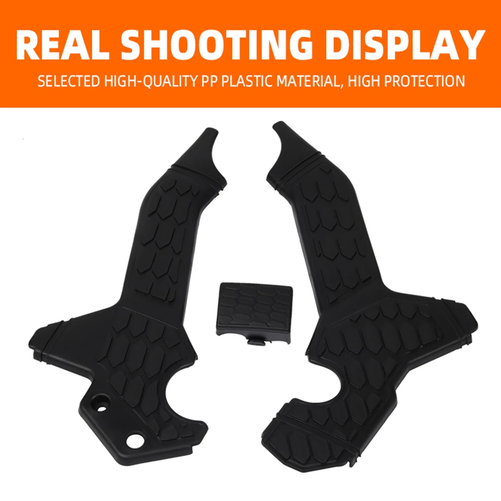 Motorcycle Frame Guard Cover Protector Protection Side Fairing Protection for Honda CRF300L CRF300 Accessories (Black