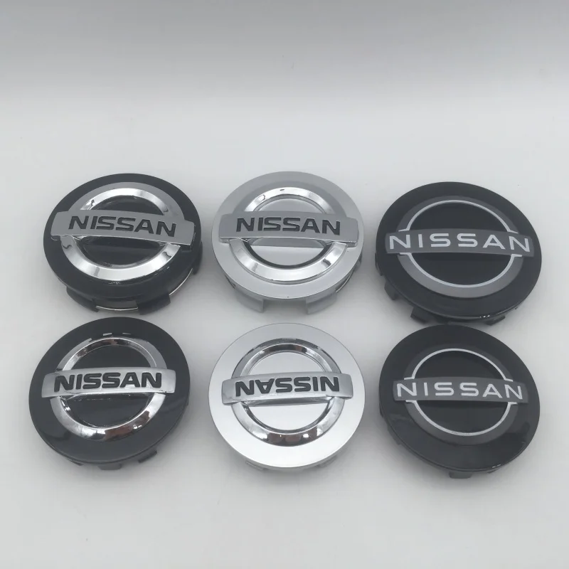 4 قطعة ثلاثية الأبعاد 54 مللي متر 60 مللي متر 63 مللي متر لنيسان شعار السيارة محور العجلة غطاء مركزي شارة يغطي ملصق الشارات اكسسوارات التصميم