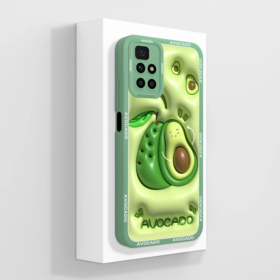 Cute Healing Pattern Slim Silicone Phone Case - Premium Protection Back Cover