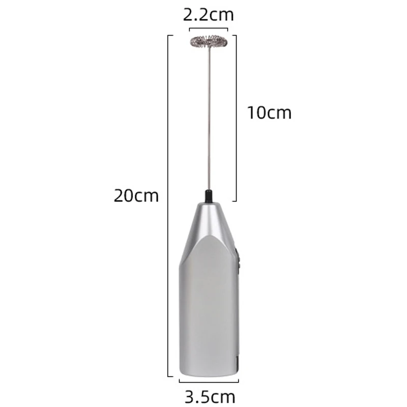 Electric Mini Milk Frother Foamer Coffee Whisk Mixer Blender Handle Wireless Egg Beater Stirrer Cappuccino Maker Milk Frother Egg Beater Electric Milk Frother Cooking Home