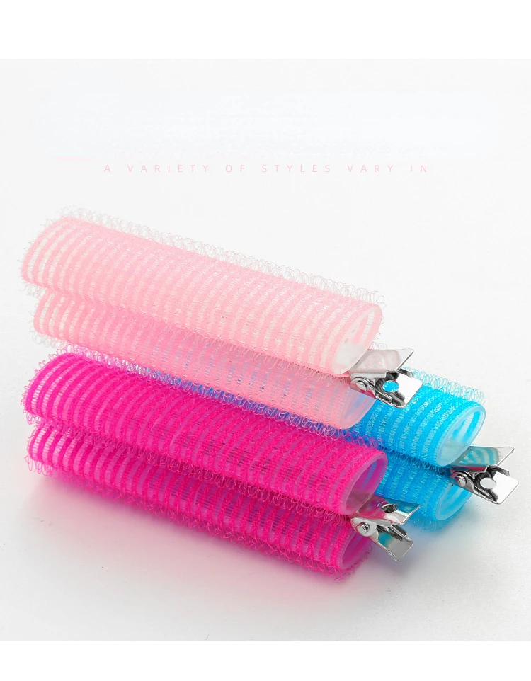 Raiz do Cabelo Clipes de Cabelo Grampo de Cabelo Grampos de Cabelo Rolos de Cabelo Franja Macio Preguiçoso Estilo Superior Curling Barrel Portátil Coreano 1-2pcs 6 Home & Garden