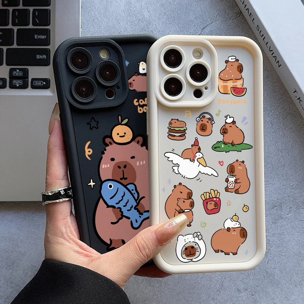 Adorable Capybara Soft Phone Case