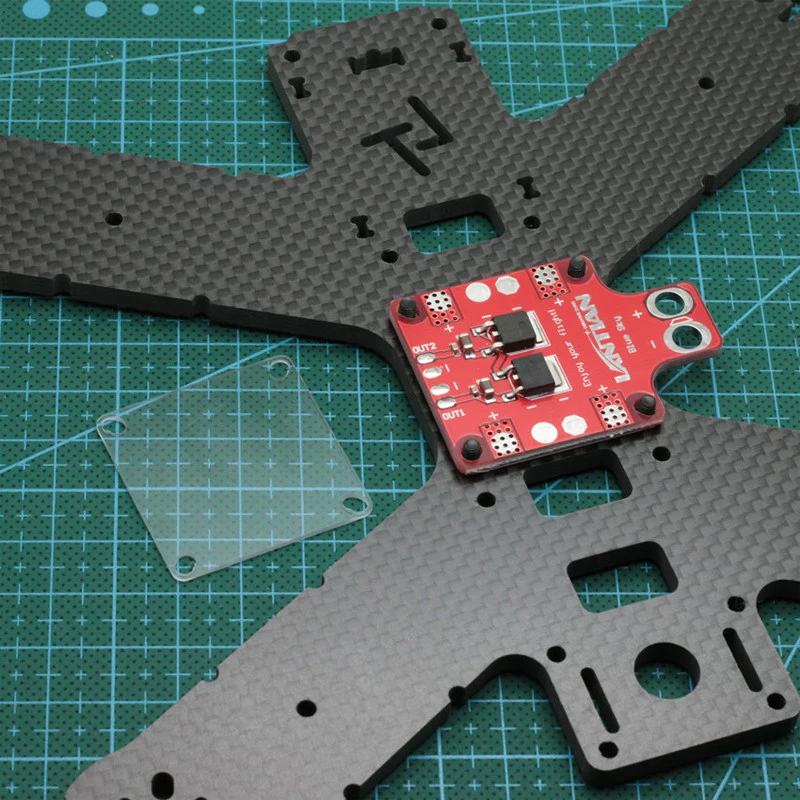 Panneaux de montage FPV transparents 20x20mm 30.5x30.5mm lot 5/10
