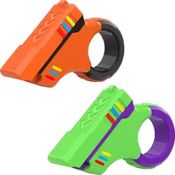 Rotary Textured Finger Fidget Toy for Stress Relief and Focus (A Set)