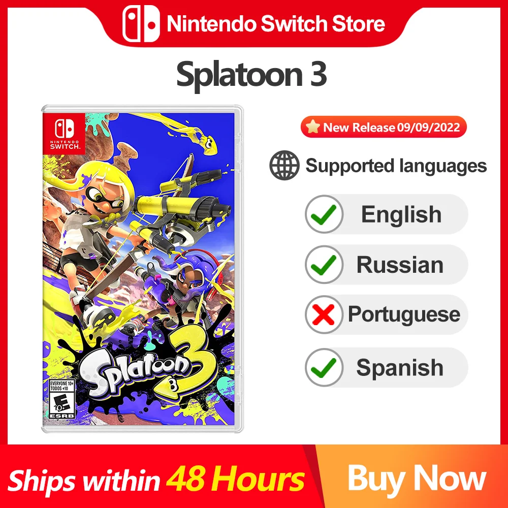 Splatoon 3 Nintendo Switch Game Deals 100 Official Original Physical