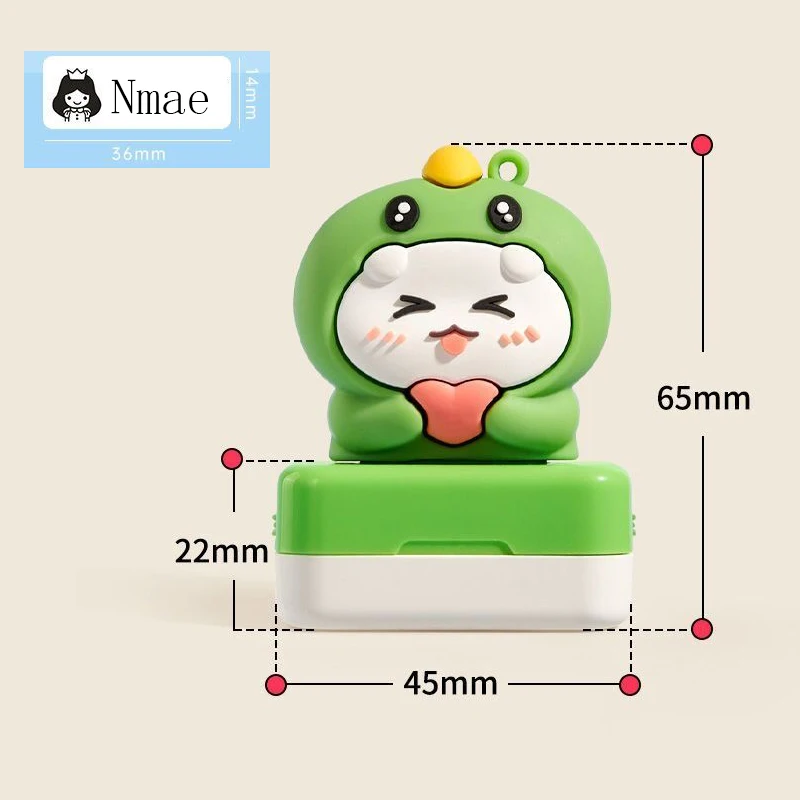 Name Stamp Customized Name Stamp Paints Personal Student Child Baby Engraved Waterproof Non-fading Kindergarten Cartoon Clothing Name Seal
