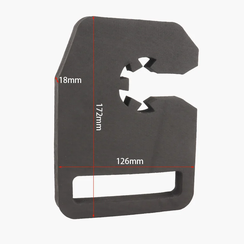 Lot de 4 supports d'hélice pour Hobbywing X9/X9 Plus alignés sur fond blanc, avec reflets métalliques.