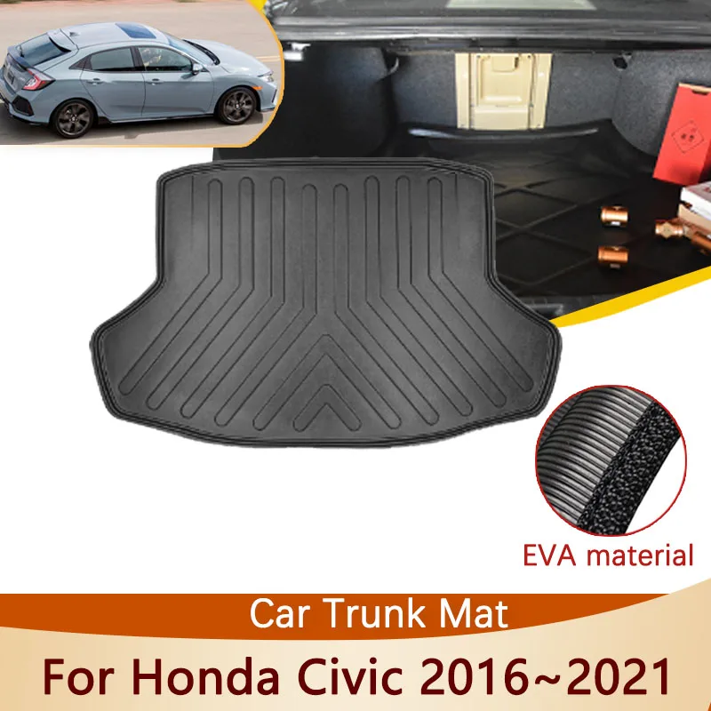 CarRearTrunkMatForHondaCivic10thGenHatch202020212016