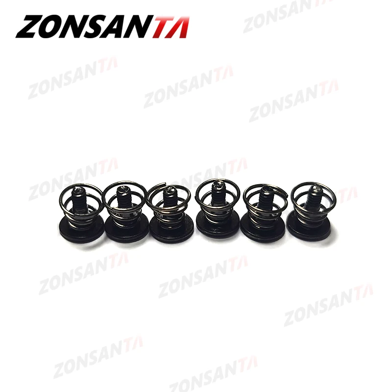 ZONSANTA 30pcs M2 스프링 그래픽 카드 나사 필립스 CPU 메인 보드 라디에이터 고정 볼트 DIY 블랙 스텝 비디오 디스플레이 나사